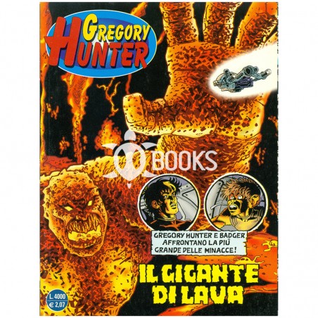 Gregory Hunter - numero 8 - Il gigante di lava