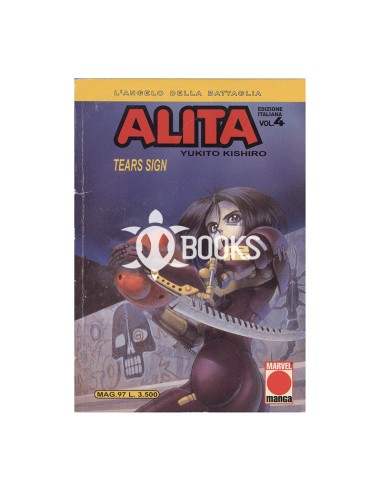 Alita - numero 4 - Tears sign