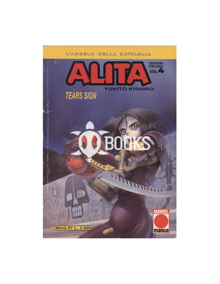 Alita - numero 4 - Tears sign