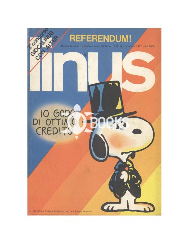 Linus anno XVIII - numero 12 - Dicembre 1982