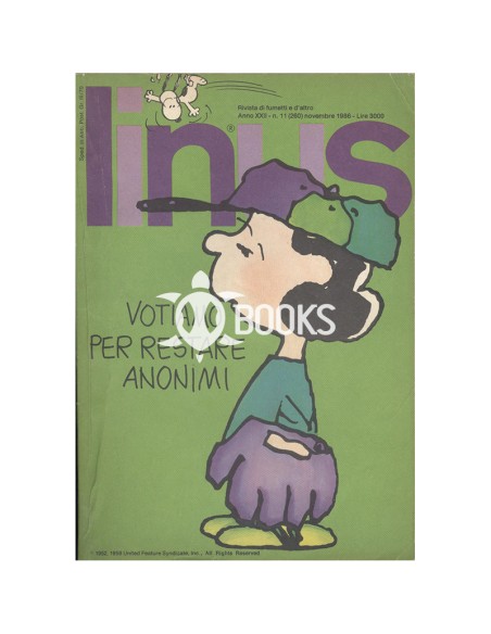 Linus anno XXII - numero 11 - Novembre 1986