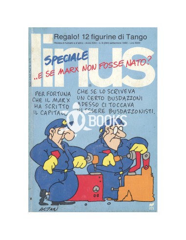 Linus anno XXV - numero 9 - Settembre 1989