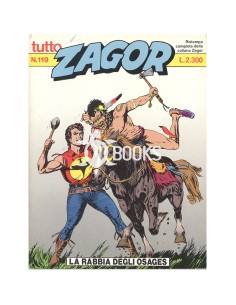 Tutto Zagor numero 119 -  La rabbia degli Osages