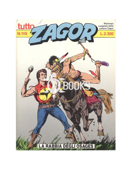 Tutto Zagor numero 119 -  La rabbia degli Osages