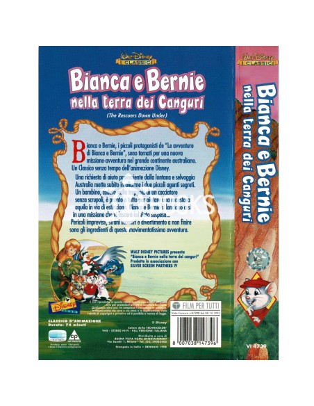 VHS - Bianca e Bernie nella terra dei Canguri