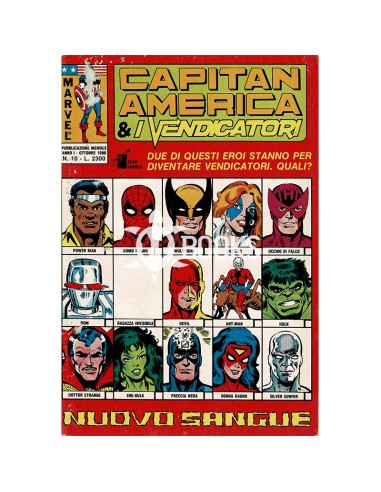 Capitan America & Vendicatori: Nuovo Sangue (1990) Star Comics