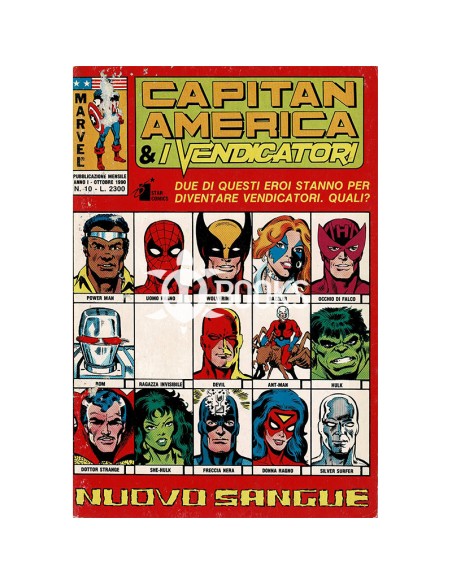 Capitan America & Vendicatori: Nuovo Sangue (1990) Star Comics