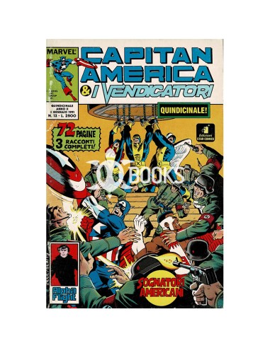 Fumetto Capitan America & Vendicatori 13: Sognatori Americani (1991)