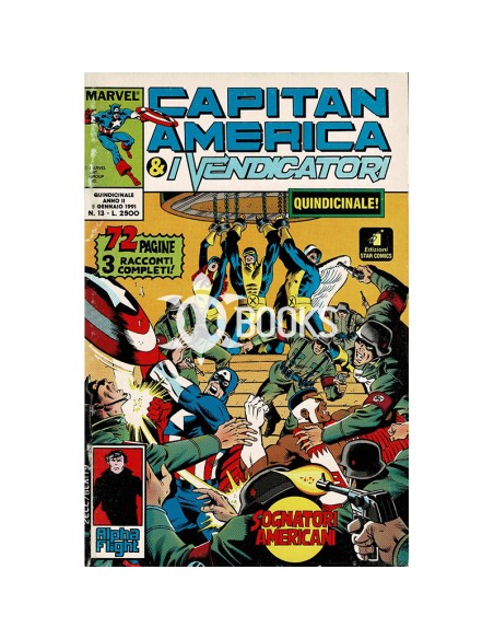 Fumetto Capitan America & Vendicatori 13: Sognatori Americani (1991)