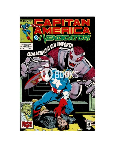 Fumetto Capitan America & Vendicatori 16 | Qualcuno a cui Importa (1991)