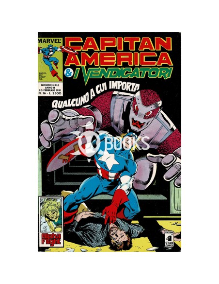 Fumetto Capitan America & Vendicatori 16 | Qualcuno a cui Importa (1991)