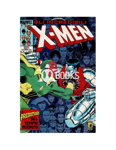 Gli Incredibili X-Men n°14 (Star Comics), I Predatori del Tempio Perduto | Febbraio 1991