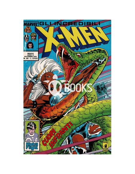 Fumetto Gli Incredibili X-Men 28 Star Comics Novembre '92