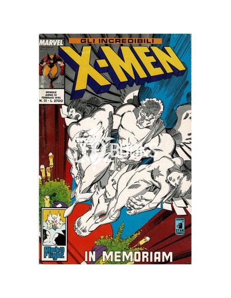 X-Men n°31 "In Memoriam" (Star Comics 1993) | La Caduta dei Mutanti