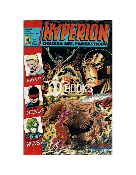 Hyperion 1 '92 Star Comics | Prima Apparizione Italiana Sin City